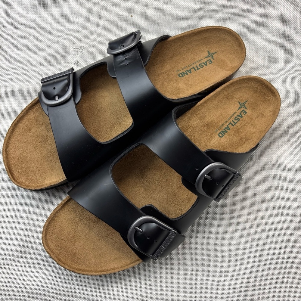 Eastland Men's Black Cambridge Slide Sandals Shoes Size 12D